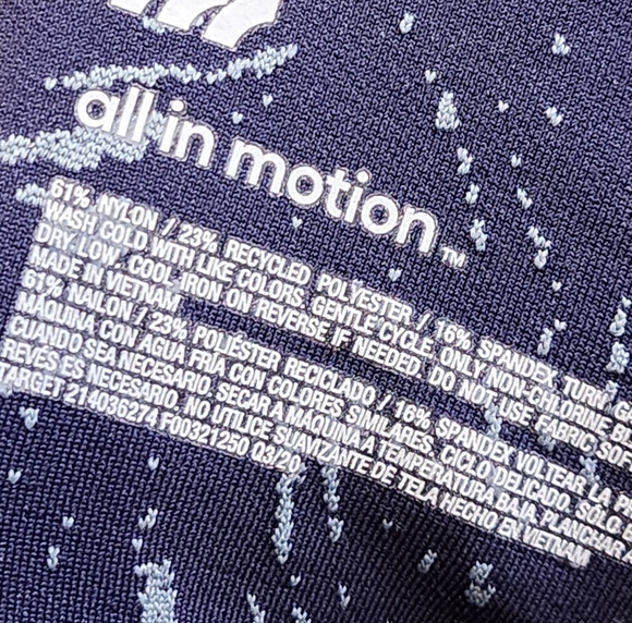 All in Motion printed tummy control Leggings size M - Picture 2 of 11